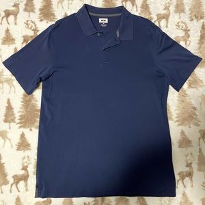 JOSEPH ABBOUD Men’s Navy Blue Comfortable Polo Shirt (Size - M)